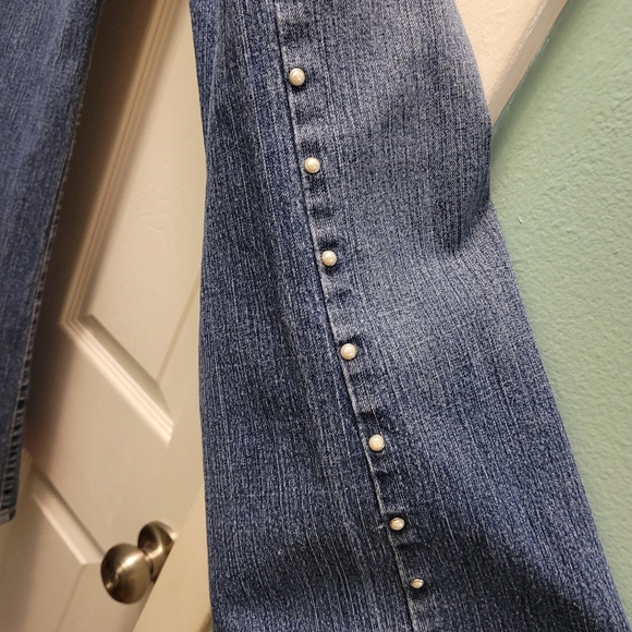 Jeans pearl studded - Picture 3 of 11